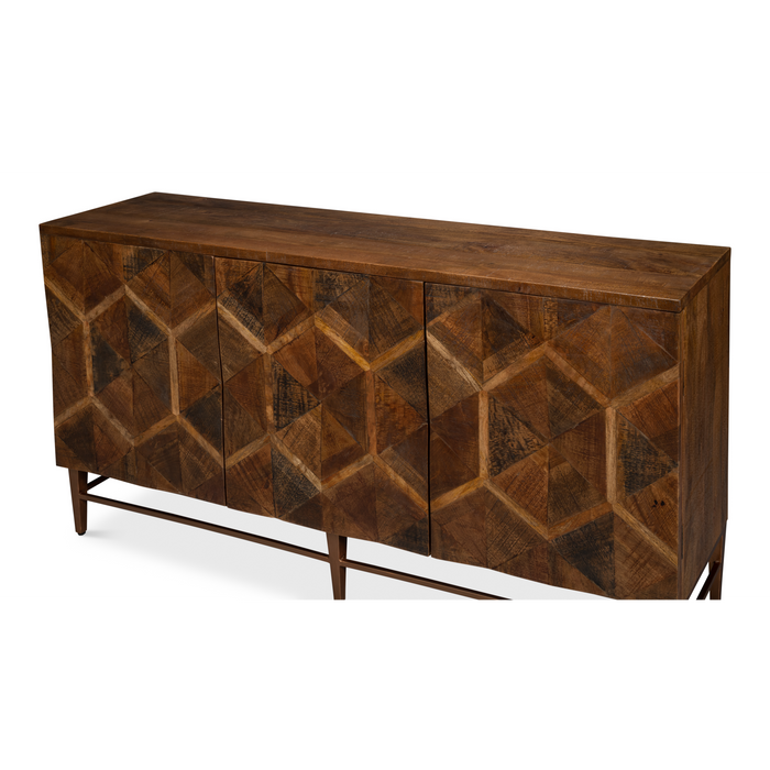 Sarreid Geo 3 Door Sideboard