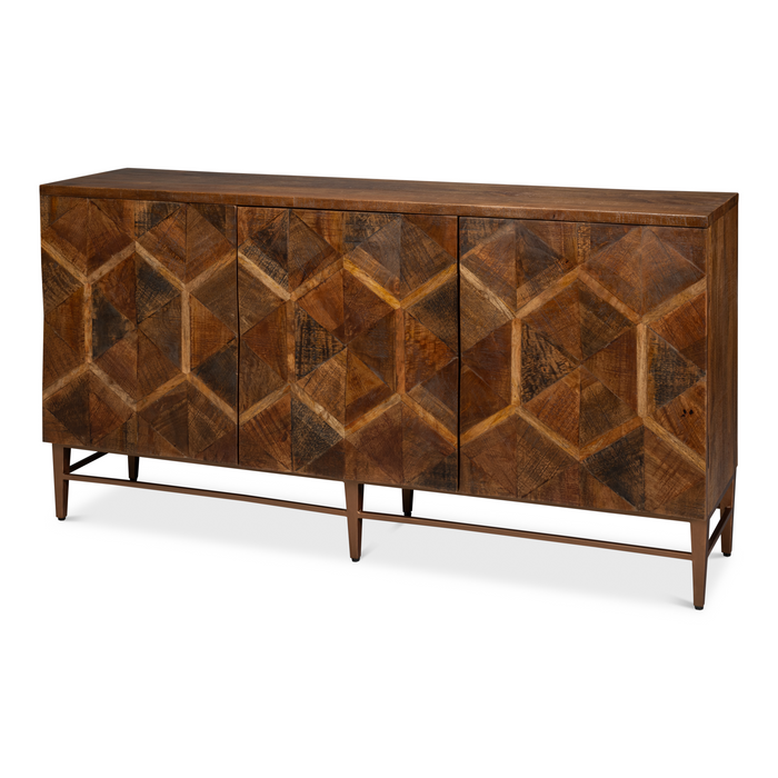 Sarreid Geo 3 Door Sideboard