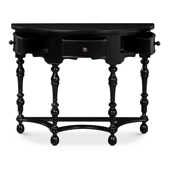 Sarreid Abraham Half Round Console