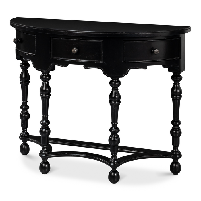 Sarreid Abraham Half Round Console