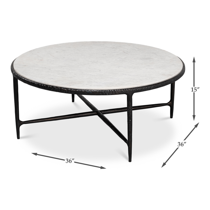 Sarreid Dakor Round Coffee Table