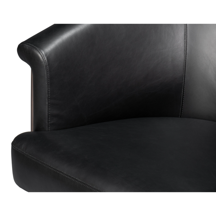 Sarreid Nagel Distilled Leather Chair