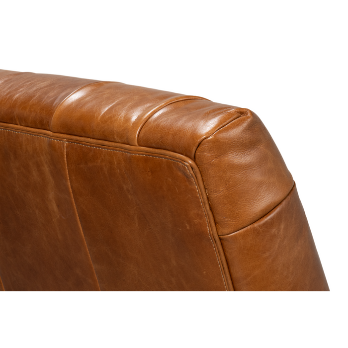 Sarreid Dawson Distilled Leather Chair