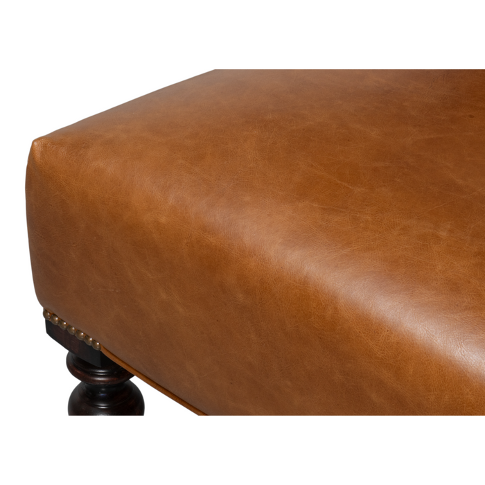 Sarreid Dawson Distilled Leather Chair