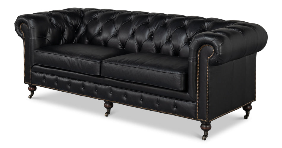 Sarreid Castered Chesterfield Sofa