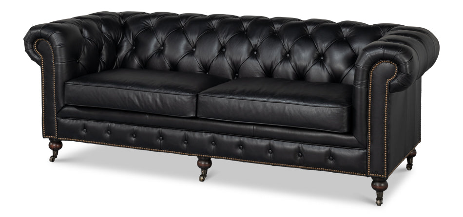 Sarreid Castered Chesterfield Sofa