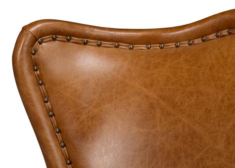 Sarreid Drake Distilled Leather Chair