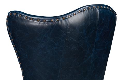 Sarreid Drake Distilled Leather Chair