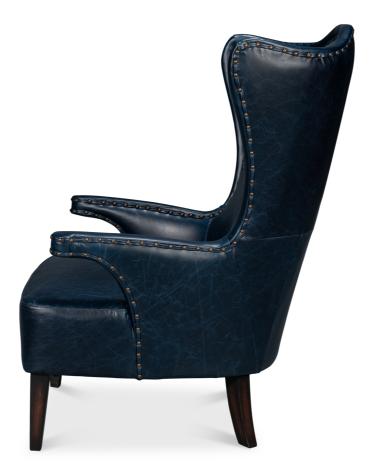 Sarreid Drake Distilled Leather Chair