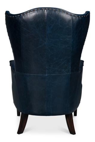 Sarreid Drake Distilled Leather Chair