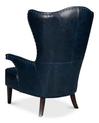 Sarreid Drake Distilled Leather Chair