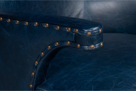 Sarreid Drake Distilled Leather Chair