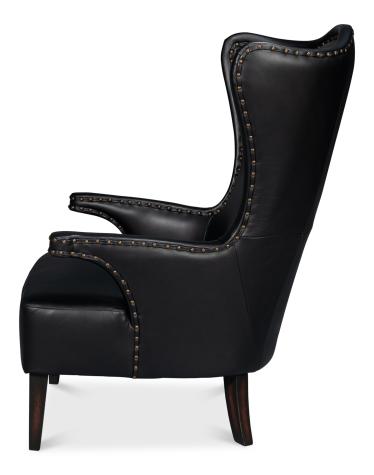 Sarreid Drake Distilled Leather Chair