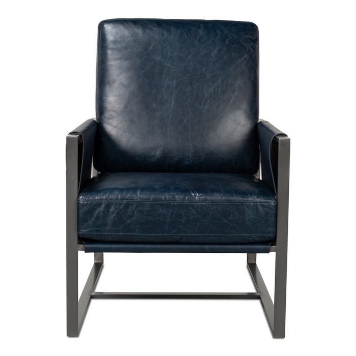 Sarreid Edmonds Distilled Leather Chair