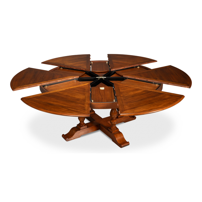 Sarreid Walnut Jupe Dining Table