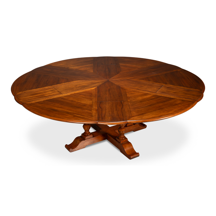 Sarreid Walnut Jupe Dining Table