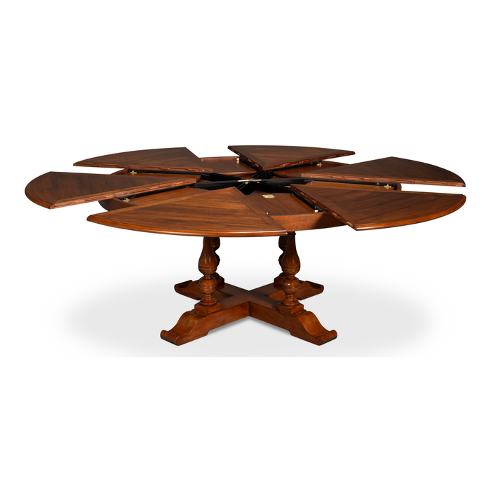 Sarreid Walnut Jupe Dining Table