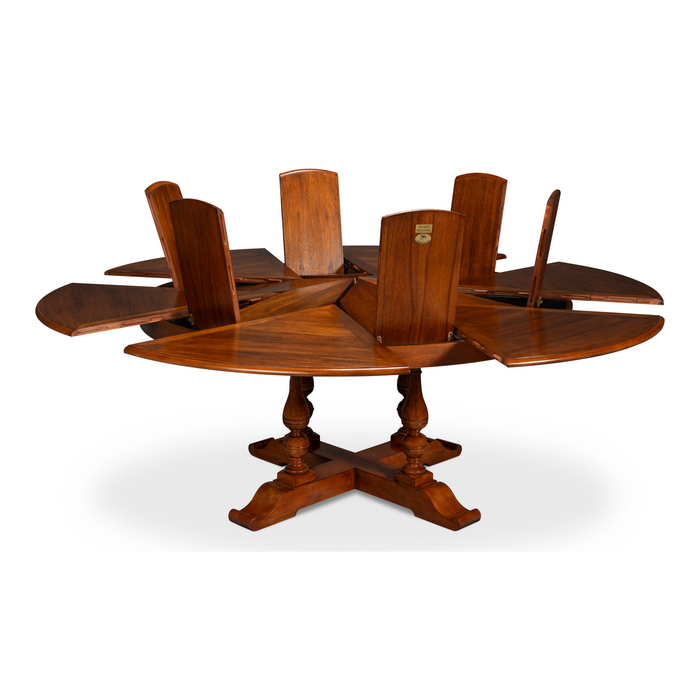 Sarreid Walnut Jupe Dining Table