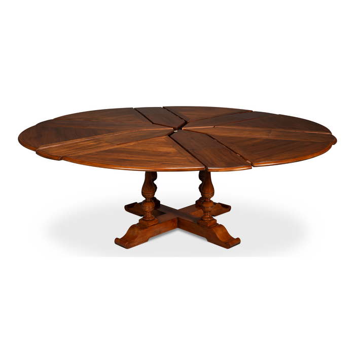 Sarreid Walnut Jupe Dining Table