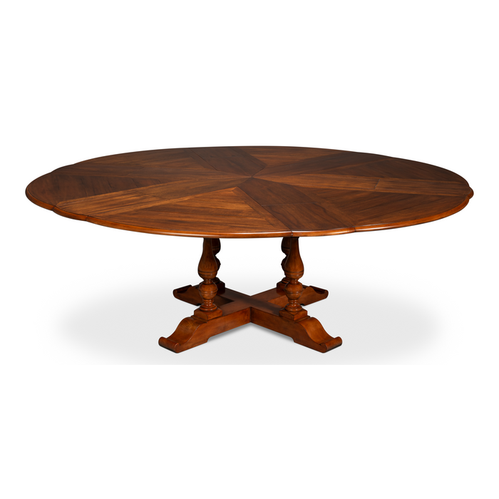 Sarreid Walnut Jupe Dining Table