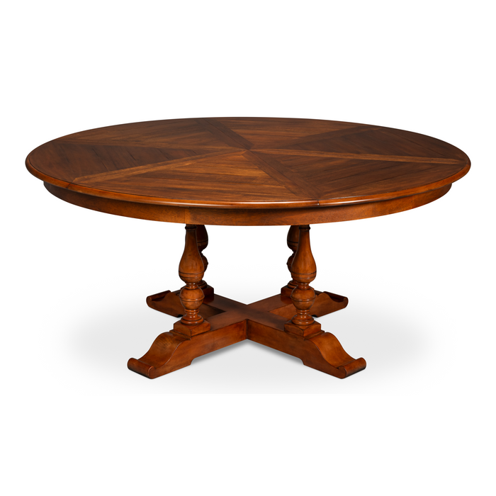 Sarreid Walnut Jupe Dining Table