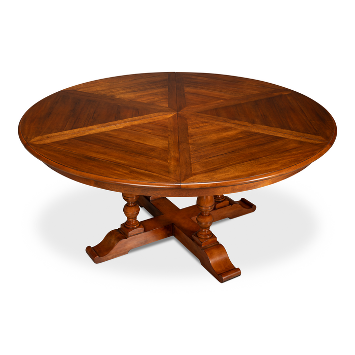 Sarreid Walnut Jupe Dining Table