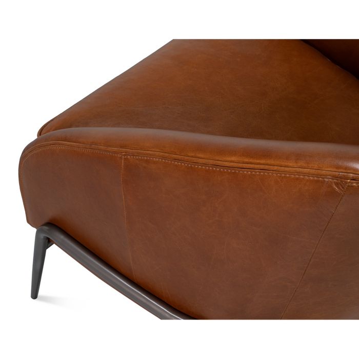 Sarreid Simmons Leather Chair