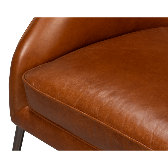 Sarreid Simmons Leather Chair