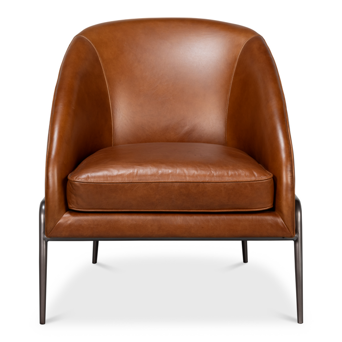 Sarreid Simmons Leather Chair