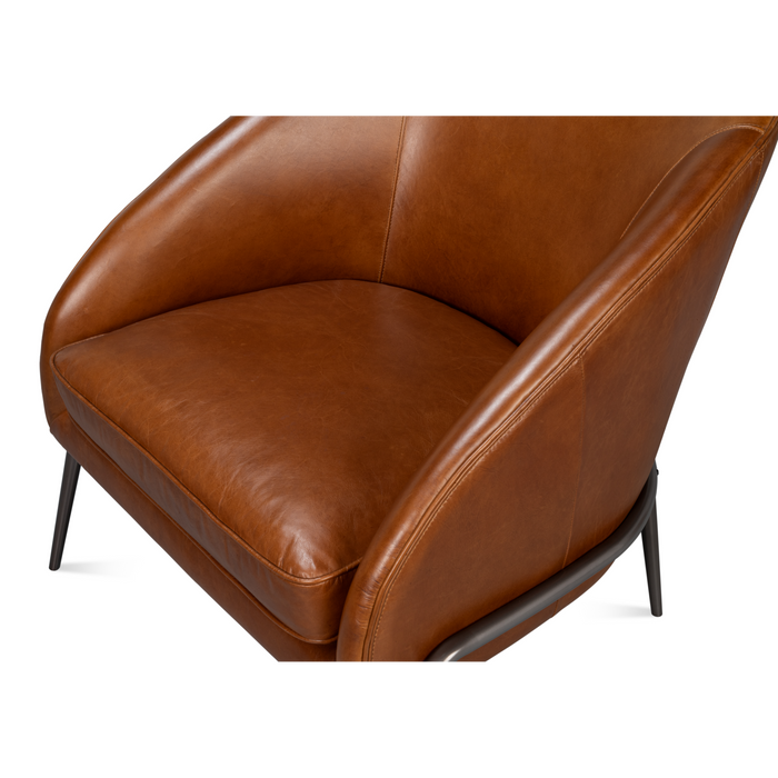 Sarreid Simmons Leather Chair