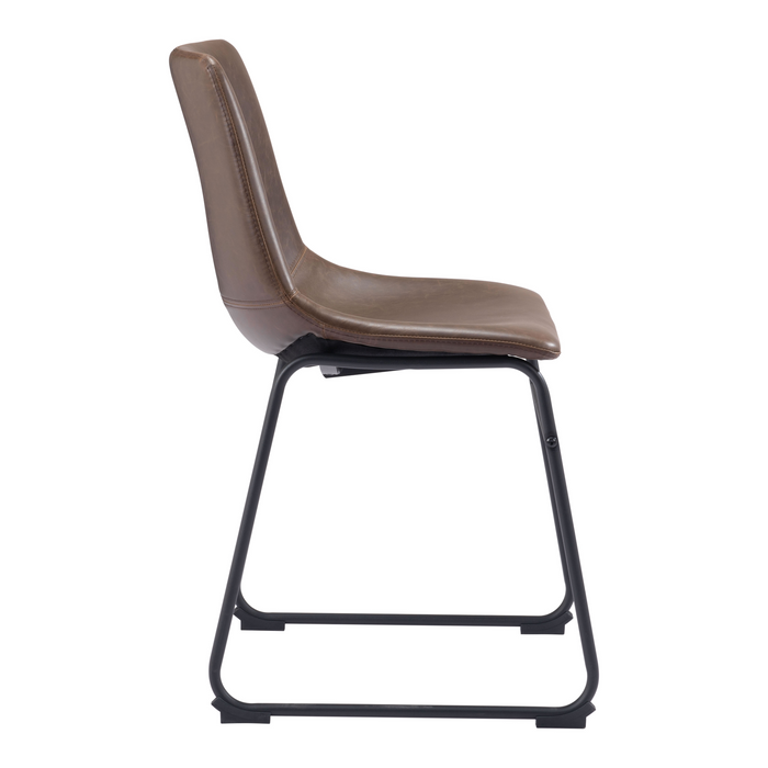 Zuo Modern Smart Dining Chair Vintage Espresso