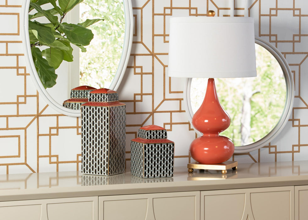 Wildwood Whitney Lamp - Dark Autumn Orange