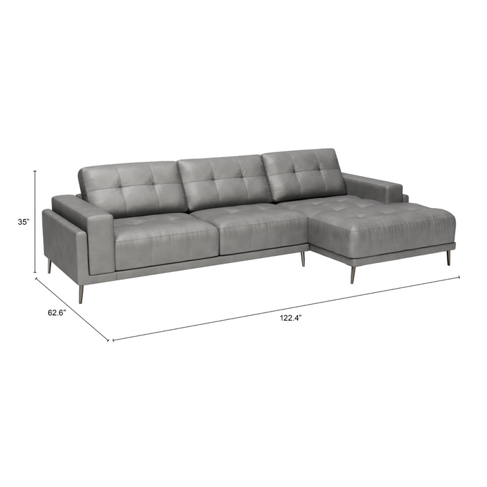 Zuo Modern Bliss RAF Chaise Sectional