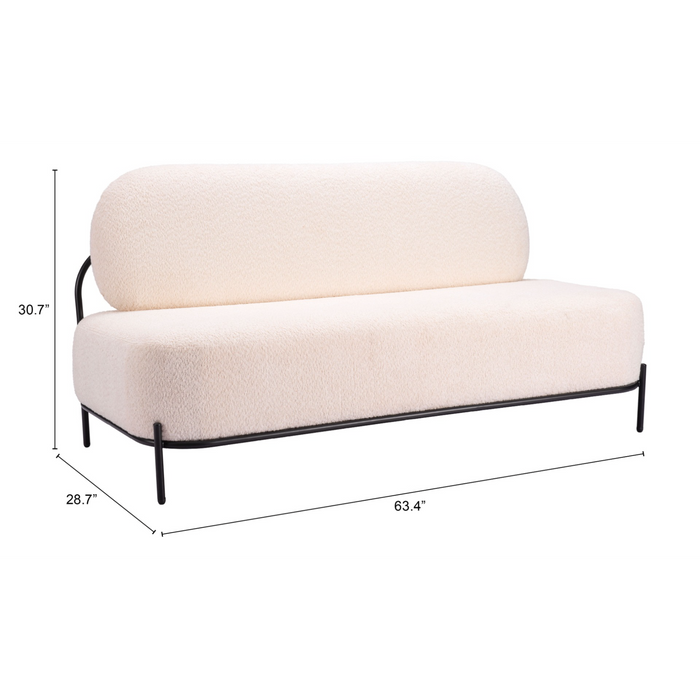 Zuo Modern Arendale Sofa Vanilla