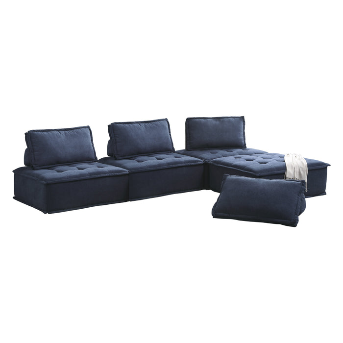 Homelegance Ulrich 4-Piece Modular Sectional (4 back pillows included)