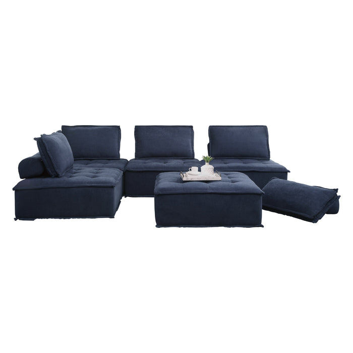 Homelegance Ulrich 5-Piece Modular Sectional (5 back pillows included)