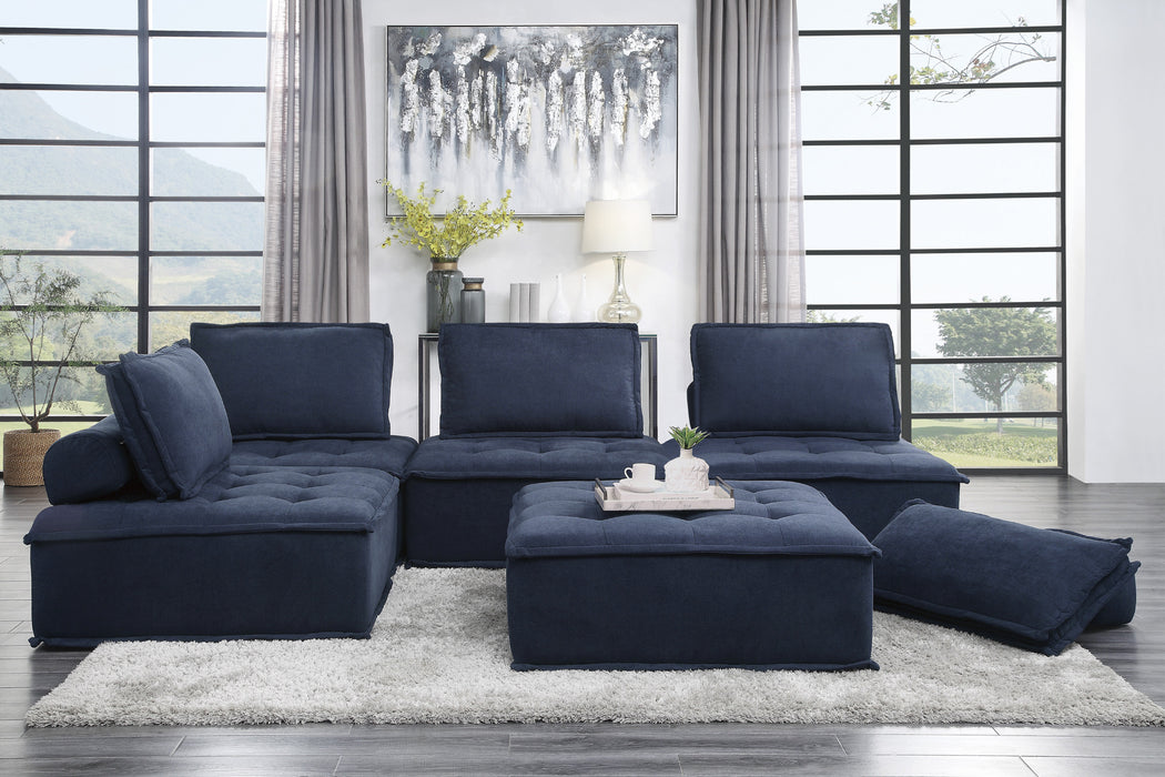 Homelegance Ulrich 5-Piece Modular Sectional (5 back pillows included)