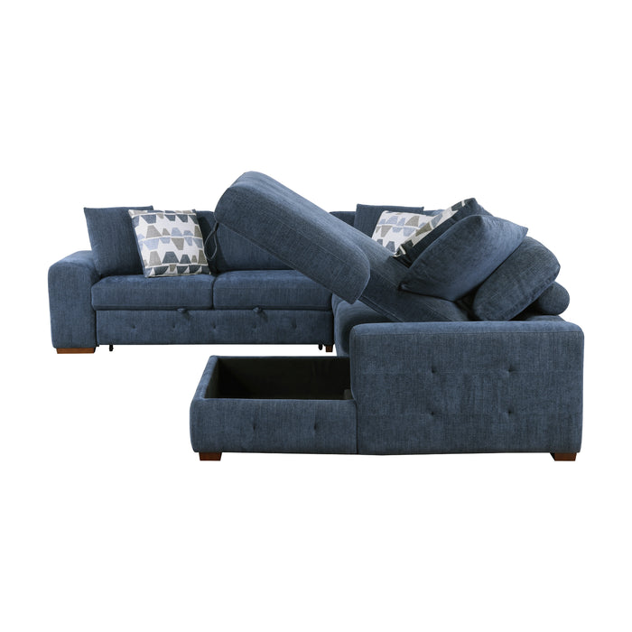 Homelegance Raife 4-Piece Sectional with Right Chaise