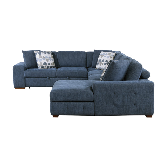 Homelegance Raife 4-Piece Sectional with Right Chaise