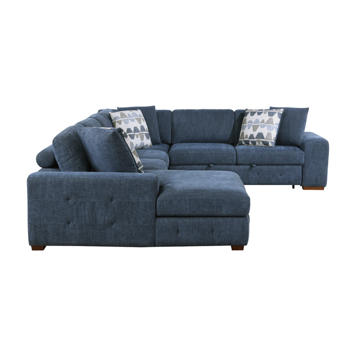 Homelegance Raife 4-Piece Sectional with Left Chaise