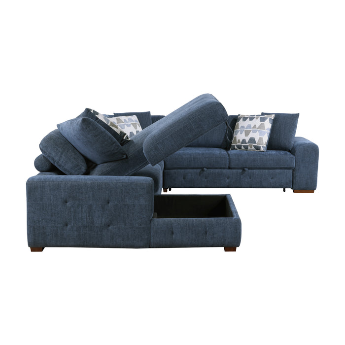 Homelegance Raife 4-Piece Sectional with Left Chaise