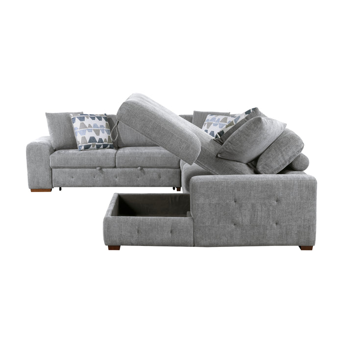 Homelegance Raife 4-Piece Sectional with Right Chaise