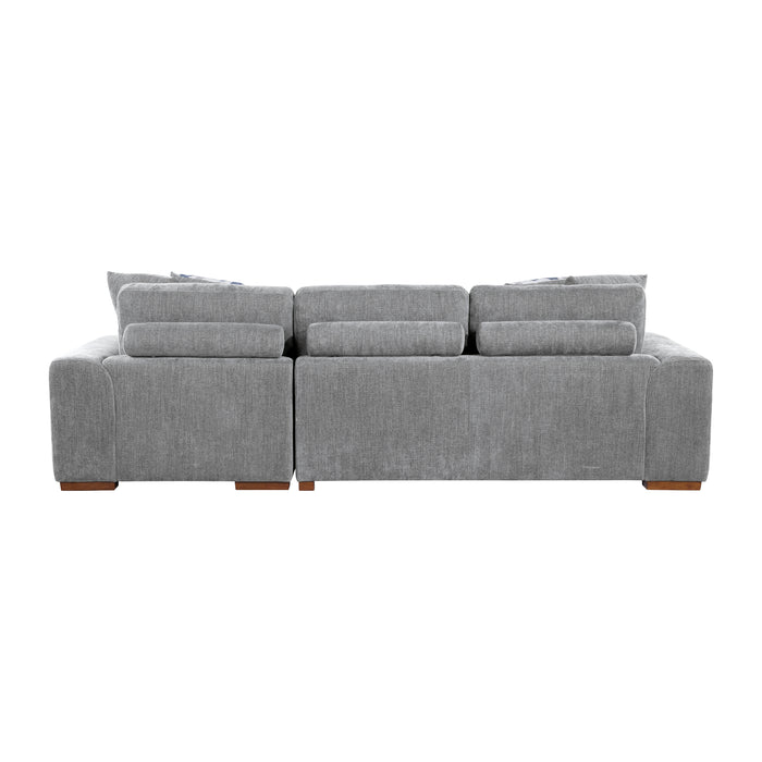 Homelegance Raife 3-Piece Sectional with Right Chaise and Ottoman