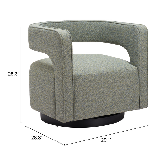 Zuo Modern Turku Swivel Chair