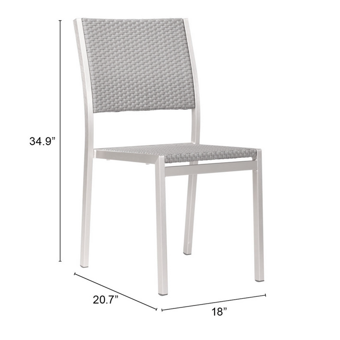 Zuo Modern Metropolitan Armless Dining Chair