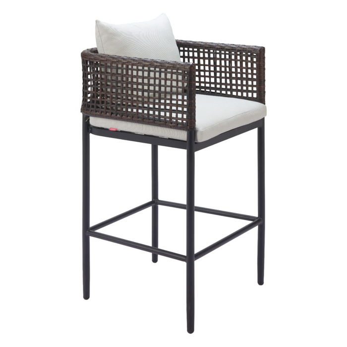 Zuo Modern Palm Paradise Barstool