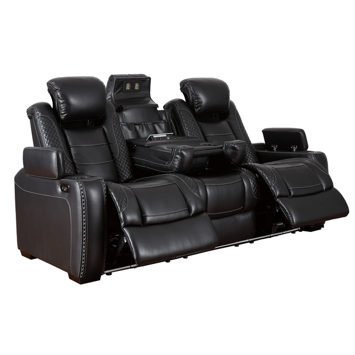 Ashley Party Time Power Reclining Living Room Set With Power Headrest