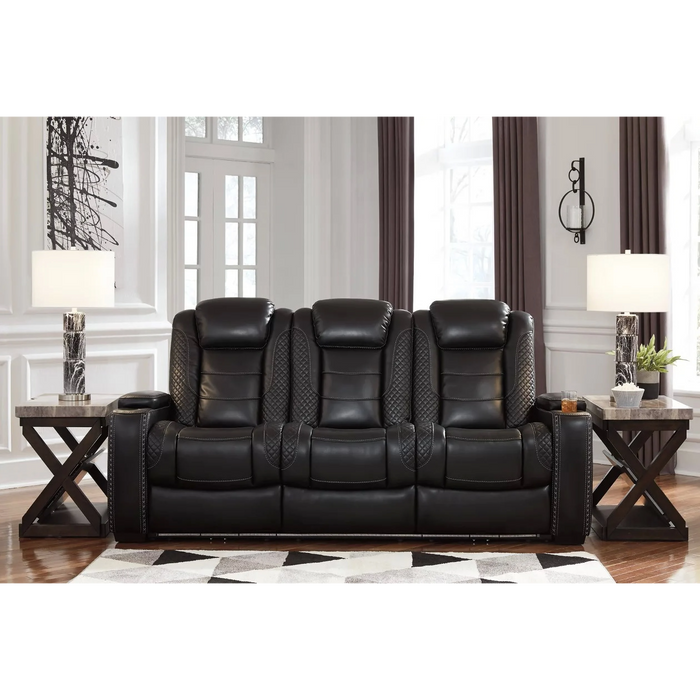 Ashley Party Time Power Reclining Living Room Set With Power Headrest