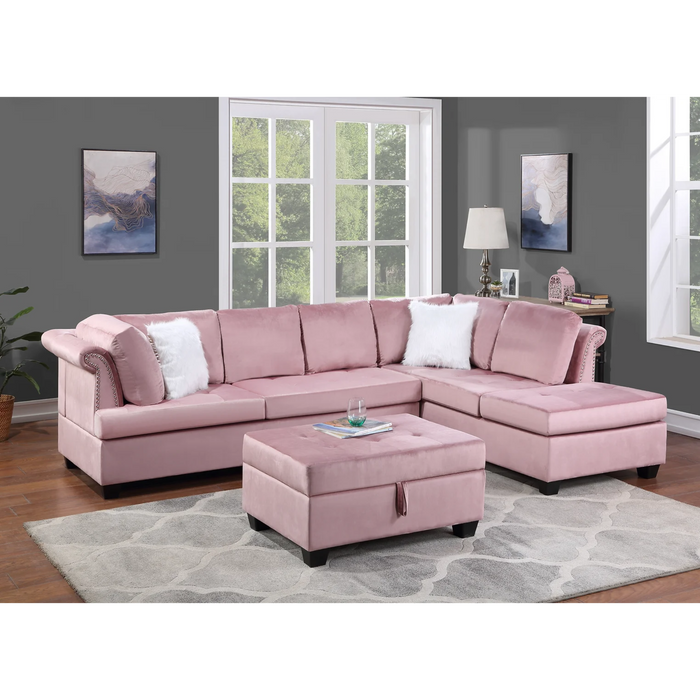 Ava Pink Sectional
