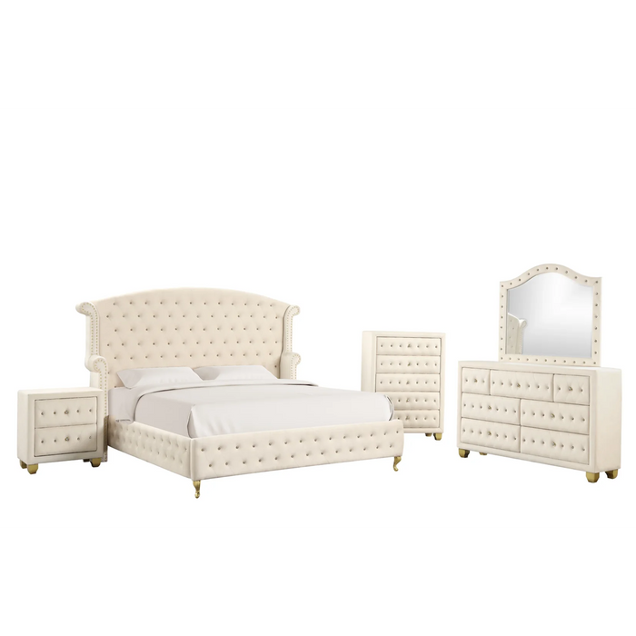 Olivia Bedroom Set (4 pcs + 1)